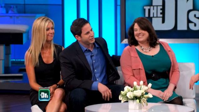 Star of HGTV's 'Flip or Flop' Tarek El Moussa and his wife Christina meet the nurse who helped save his life when she spotted what she thought looked like a cancerous lump on his throat while watching a marathon of his tv show in 2013. 